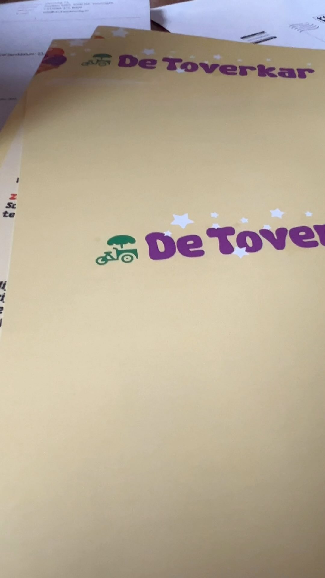 Whooo!! Flyers & visitekaartjes zijn binnen. 🍦